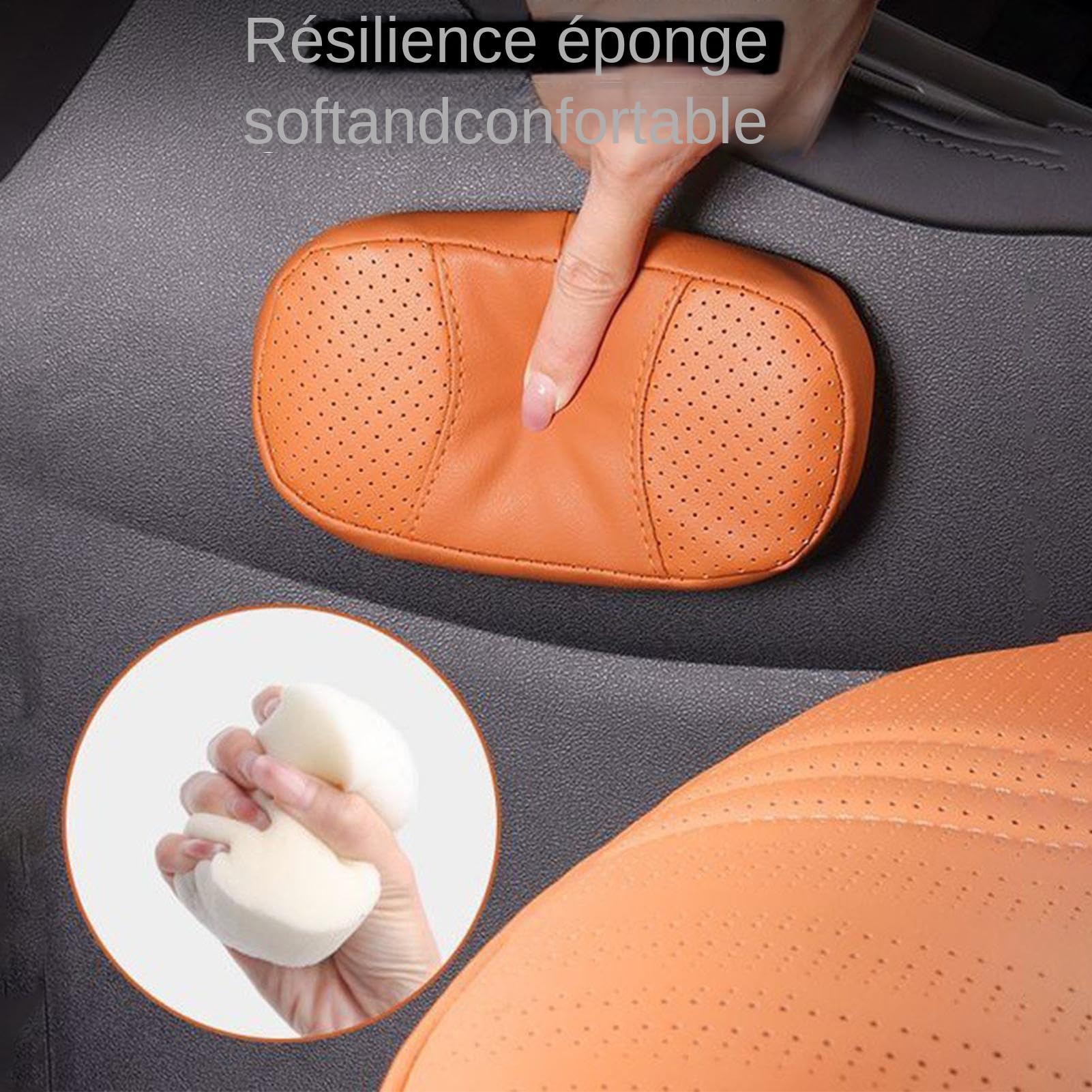 Cuscino Per Gambe E Ginocchia Auto Cuscino Laterale Interni Auto Consolle | Imbottiture Ginocchia Gambe Per Guida Donne Uomini, Universale Per Veicoli SUV Camion, Comfort Viaggi Lunghi Sost