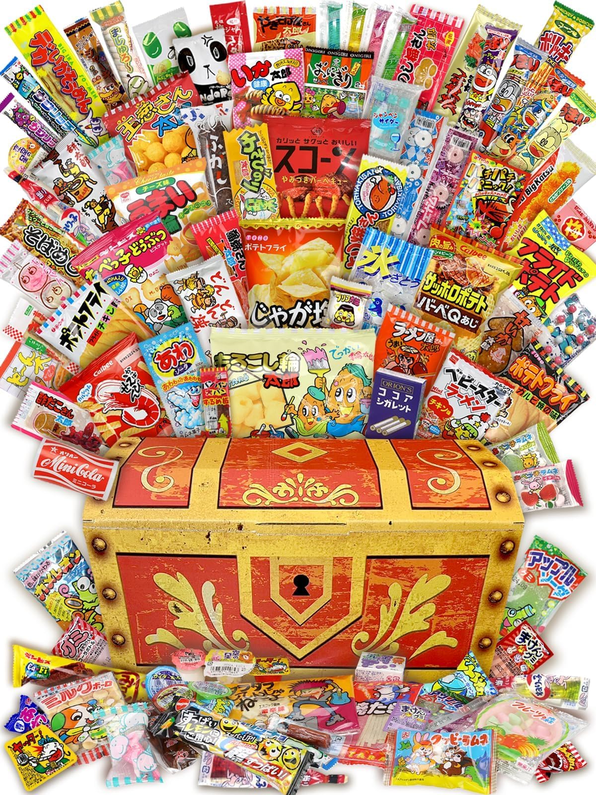 Amazon.co.jp: お菓子 駄菓子 詰め合わせ 最強88種 約1.2kg ギチギチ