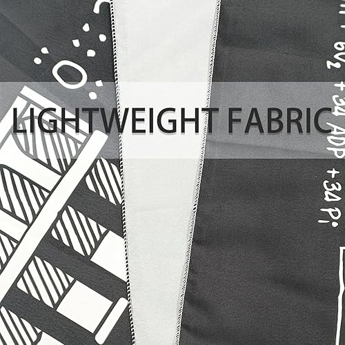 Miniatura 6 de PAOPOED Tapiz de ciencia, temática educativa, decoración de fondo de laboratorio para estudiantes, fórmulas matemáticas, mantel para colgar en la