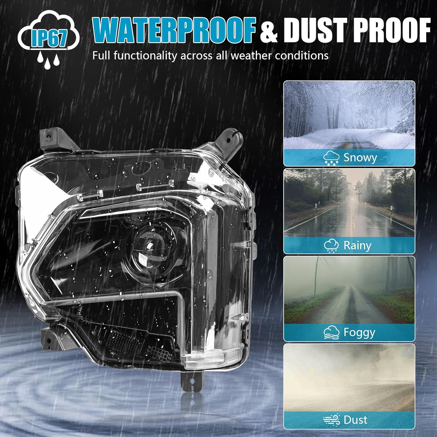 Full LED Head Light Assembly for Chevy Traverse 2022-2024, Full LED W/O LED DRL Head Lamp Headlight Assembly for Chevy Chevrolet Traverse 2022 2023 2024 GM2502525C 85596373, Left (Driver Side)