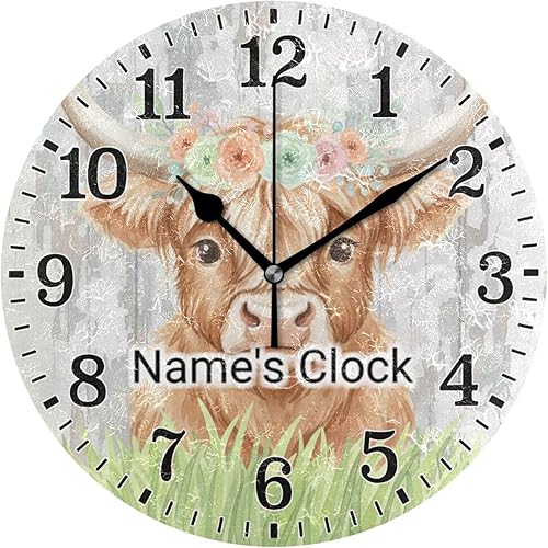 Miniatura 80 de JUNZAN Divertido Adorable Gatito en Bañera Relajándose Relojes Redondos de Baño Relojes para la Pared 10 Pulgadas Reloj de Pared Pequeño Casa de