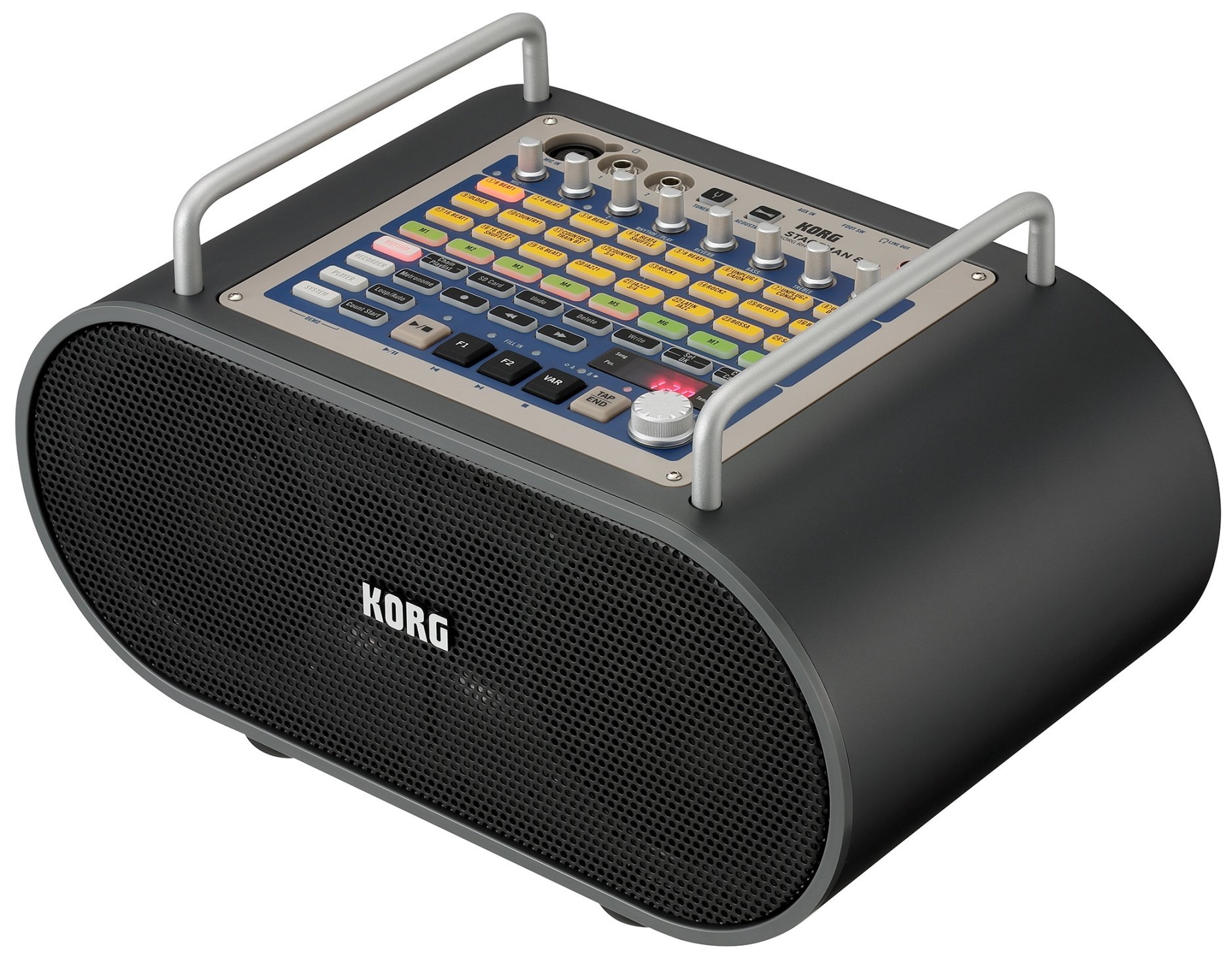 KORG コルグ STAGEMAN 80 ポータブルPAアンプ リズムマシン搭載 Amazon.co.jp: KORG ポータブル PAアンプ リズムマシン内蔵 STAGEMAN