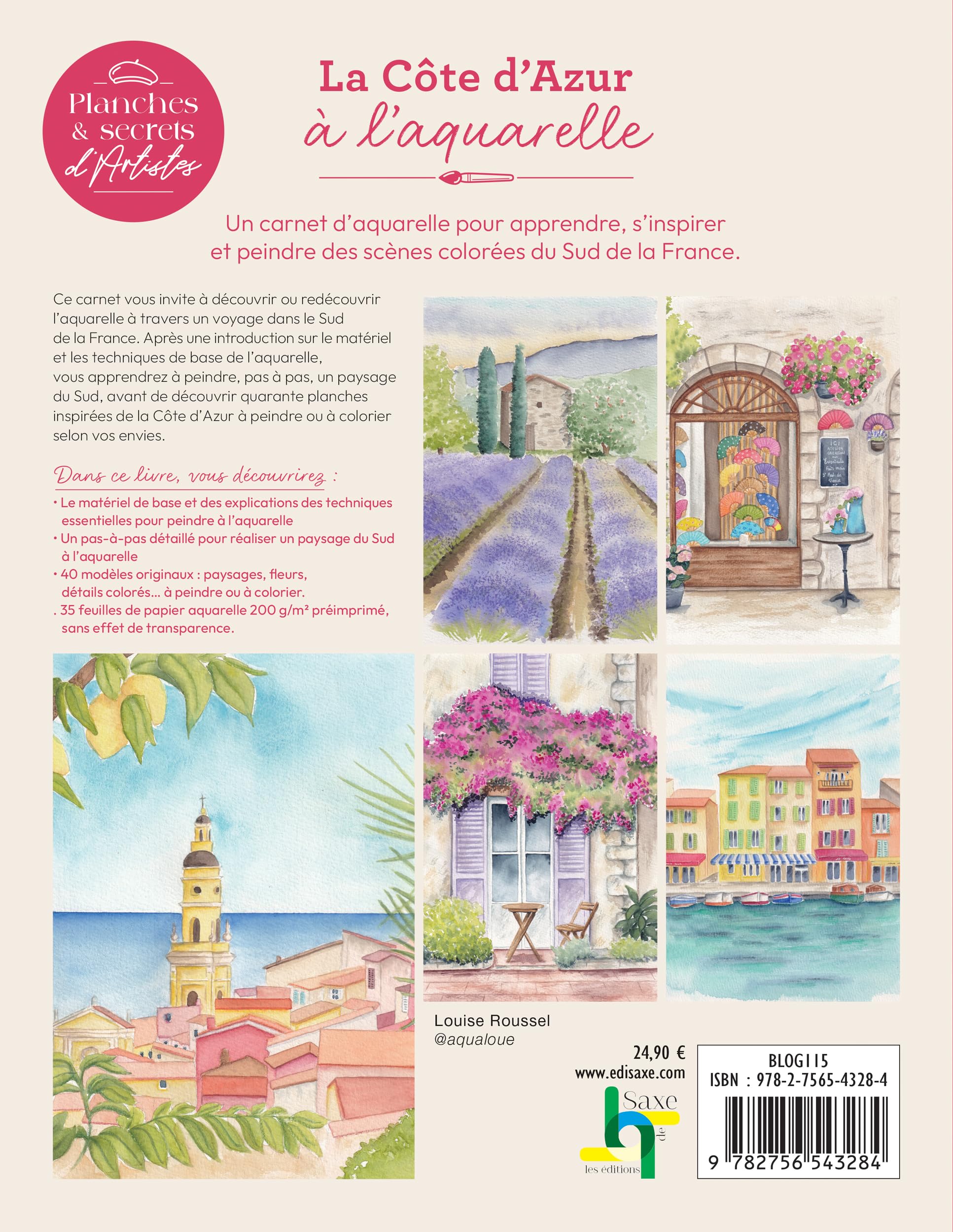 Planches & secrets d’artistes ! La côte d'Azur à l’aquarelle