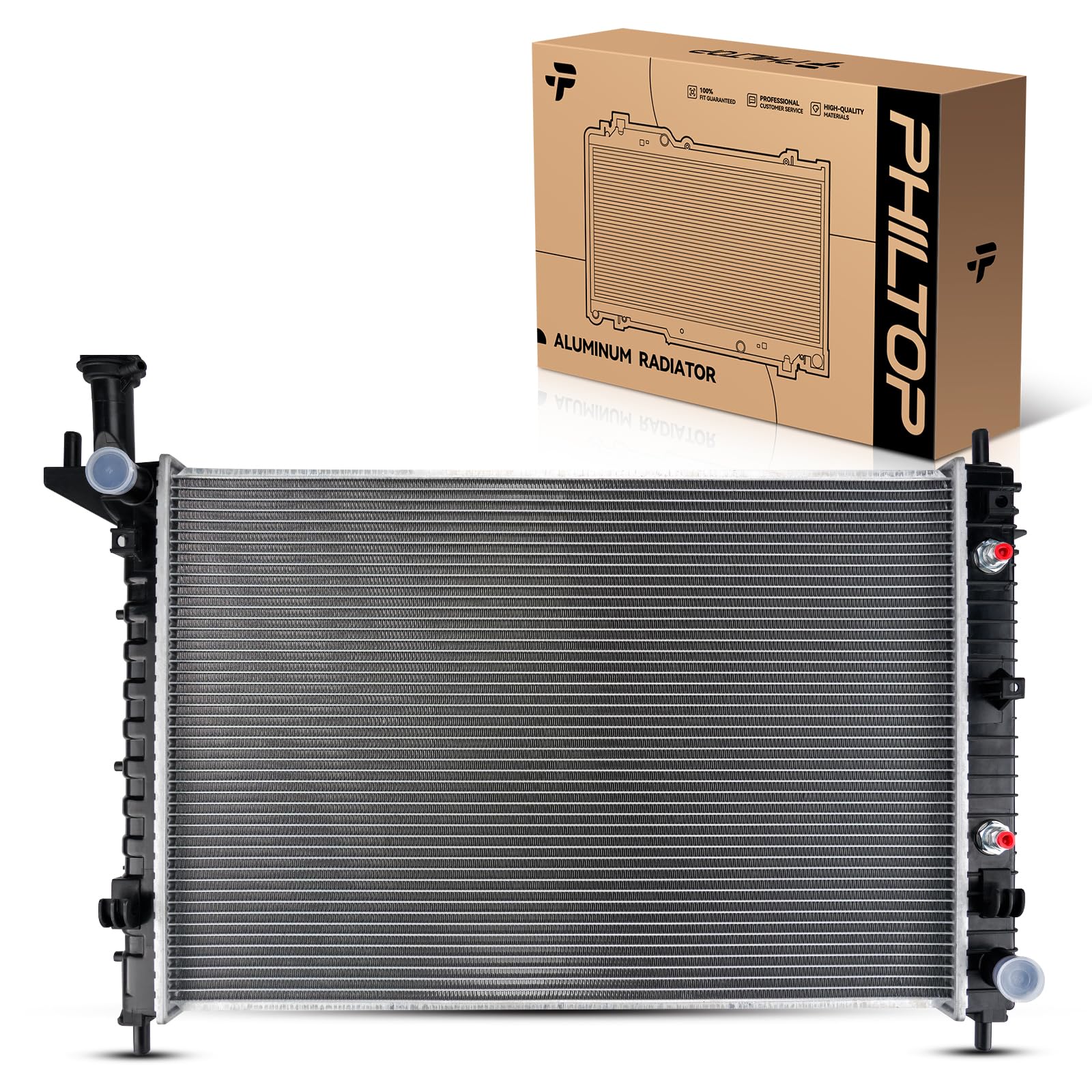 PHILTOP Replacement Car Radiator for 2009-2017 Traverse, 2007-2016 Acadia, 2008-2017 Enclave, 2007-2010 Outlook, 2017 Acadia Limited CU13007