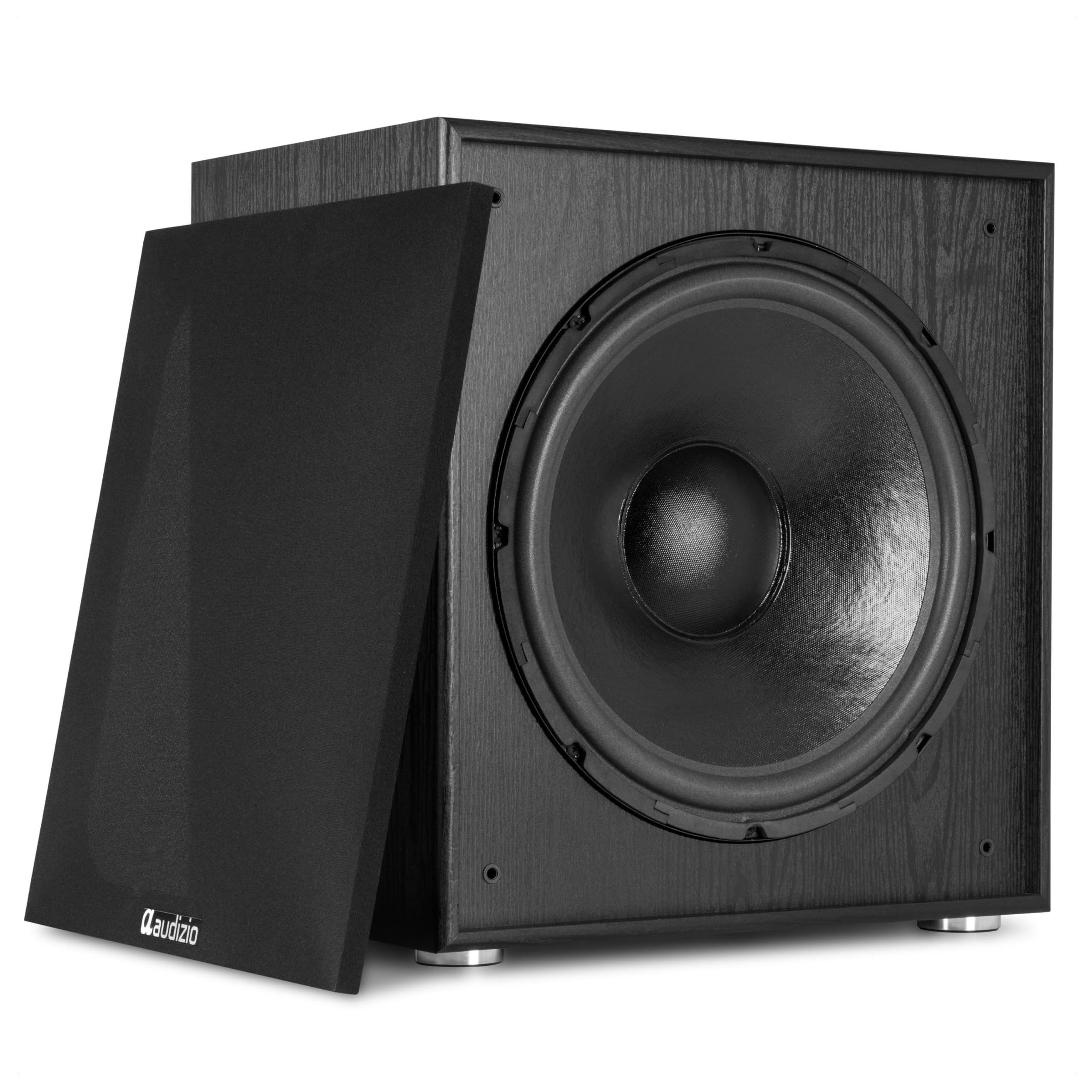 Audizio SHFS15B – Subwoofer Activo de 15 Pulgadas para Home Cinema con Amplificador Clase D, 500W, Graves Profundos, Crossover Ajustable, Bass Reflex conexión RCA y bornas, Color Negro
