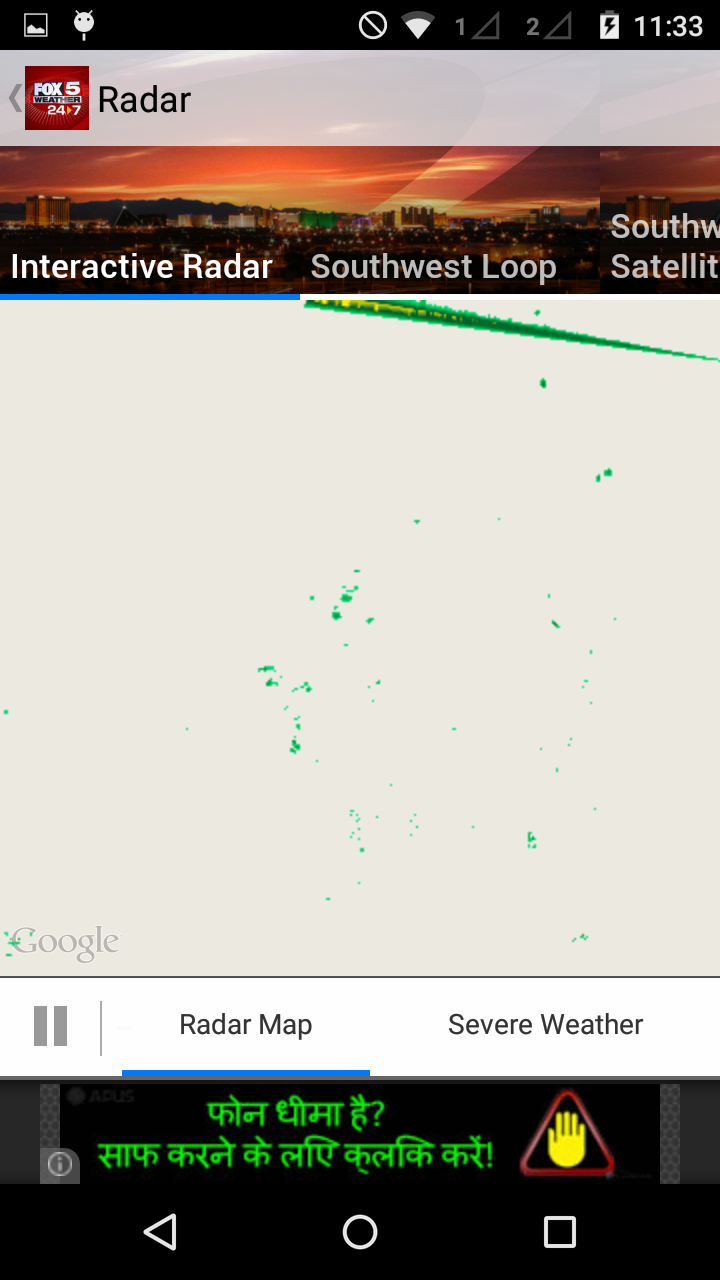 Las Vegas Weather RadarFox5 App on Amazon Appstore