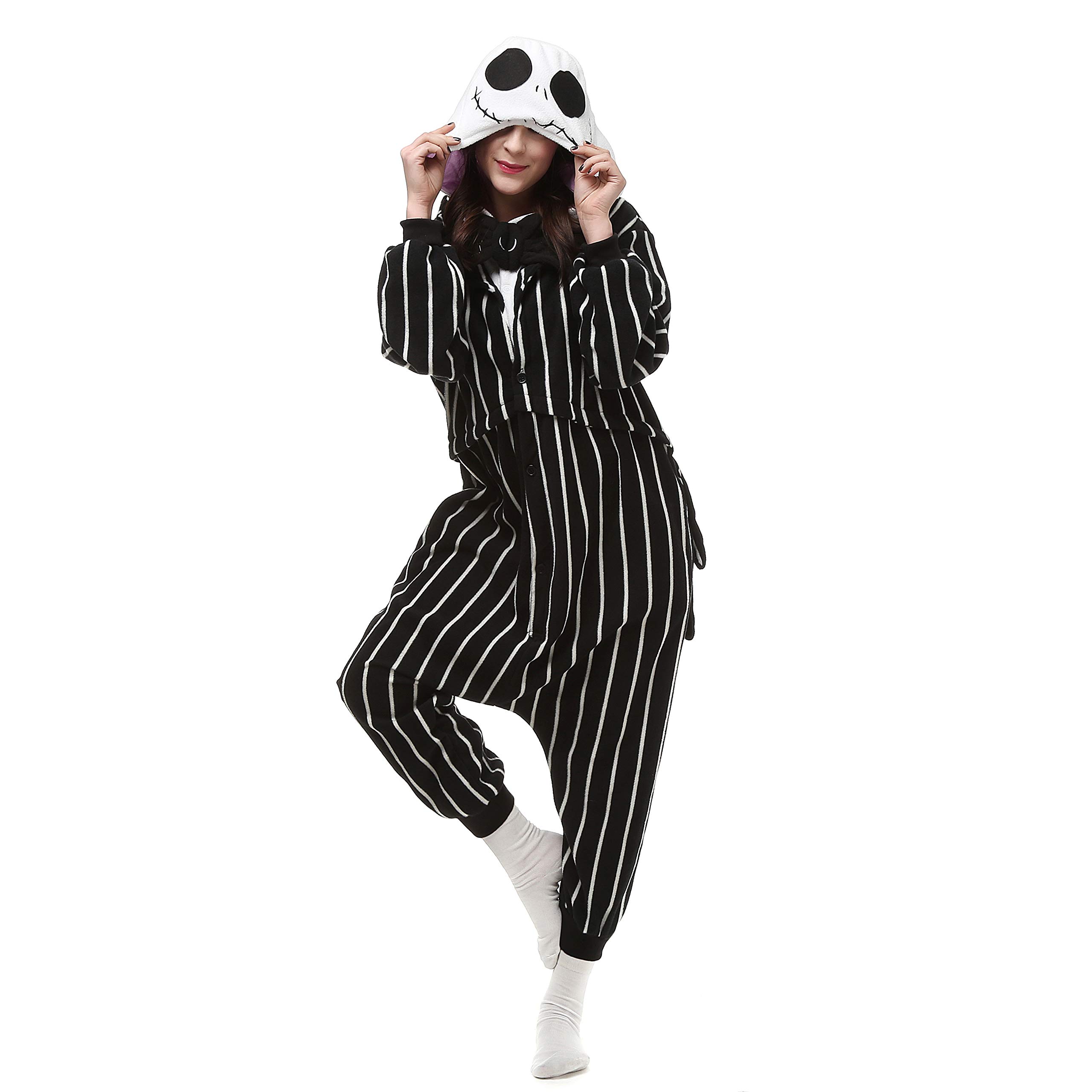 Pijamas Enteros Cosplay Adulto Ropa de Dormir Hombre Camisones Disfraces Carnaval Ropa Pijamas de Una Pieza Mujer
