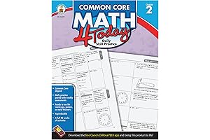 Carson Dellosa Common Core 4 Today Workbook, Math, Grade 2