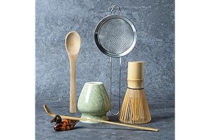 YIBO Matcha Whisk and Holder: Perfect for Traditional Tea Preparation