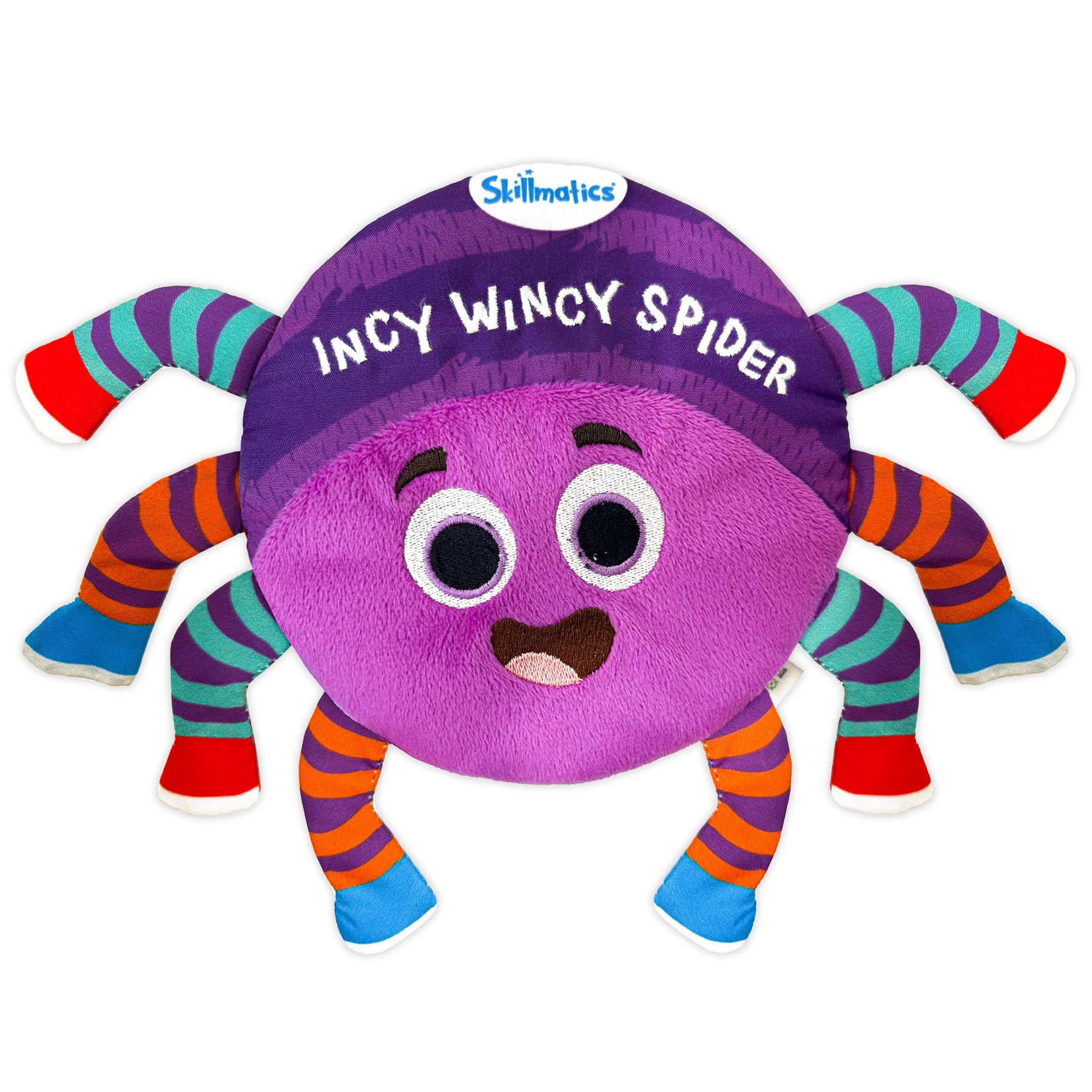 Skillmatics Sensory Cloth Book – Incy Wincy Spider, Interactive Baby Book with Crinkle, Stretch & Lift-The-Flap Surprises, Early Learning & Sensory Play, Educational Toy & Gift for Babies 6–24 Months-image-45