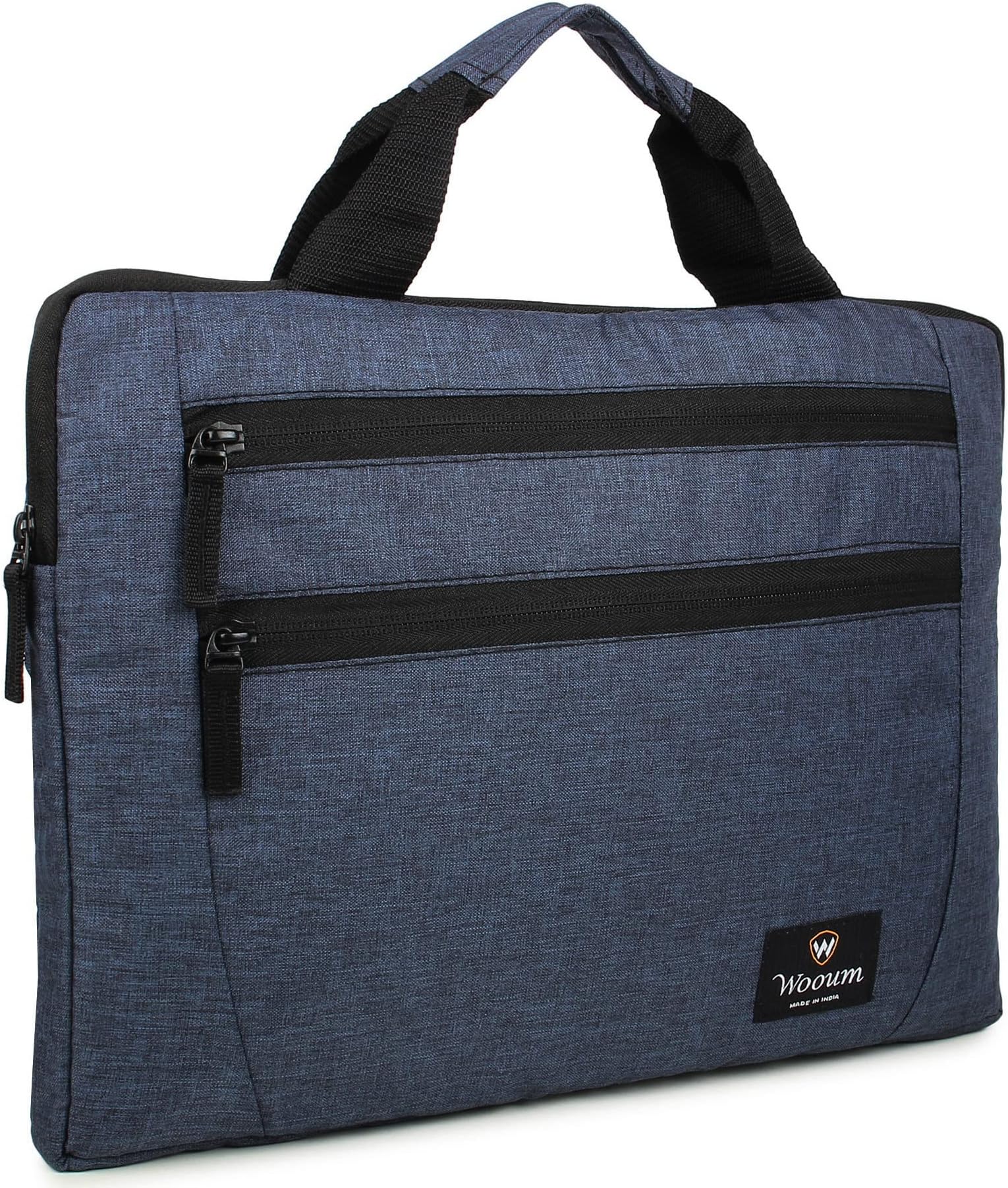 Wooum 15.6 inch Laptop Sleeve/Laptop Protective Case/Laptop Pouch Water Resistant Laptop Carrying Case for HP, Dell, Lenovo, Asus Notebook MacBook Pro 16/15 Acer Samsung Chromebook with Handle Blue