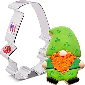Gnome Cookie Cutter, 4" Made in USA by Ann Clark