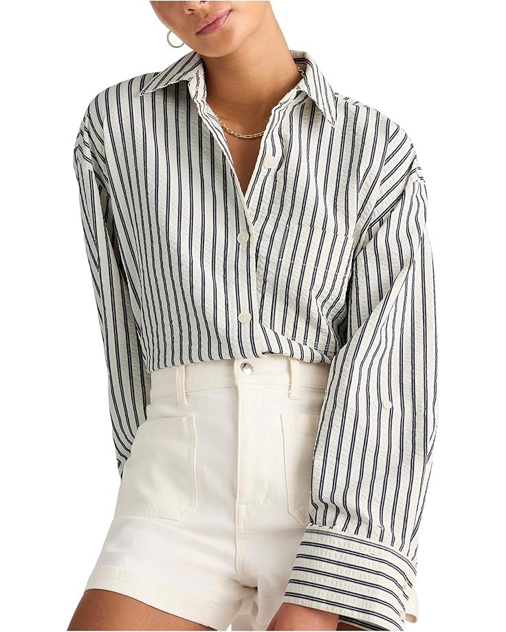 Madewell Alice Shirt Curved Yoke - Seersucker - #4 of 5