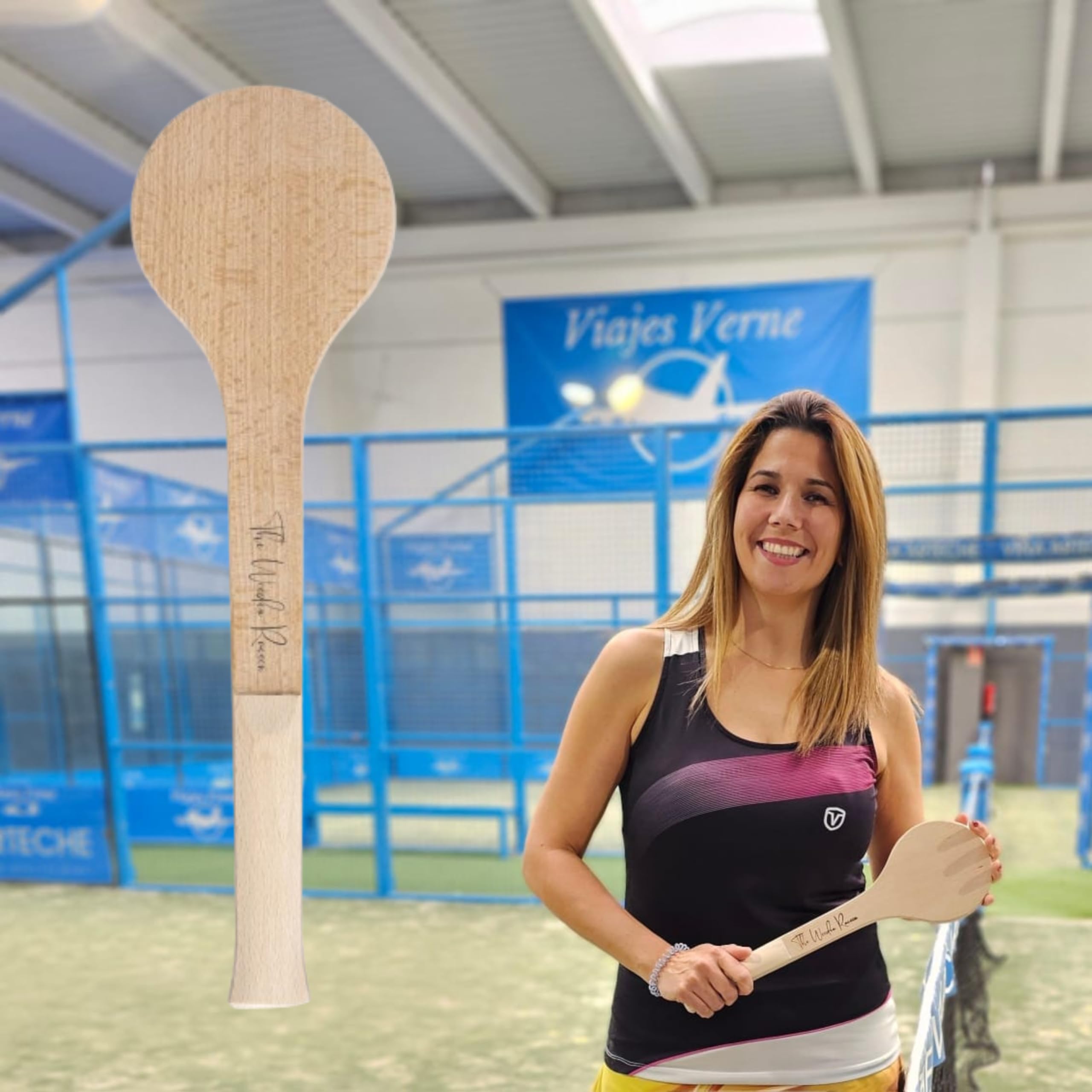 Puntero de Padel - Herramienta para el Perfeccionamiento del Entrenamiento con Raqueta de Madera