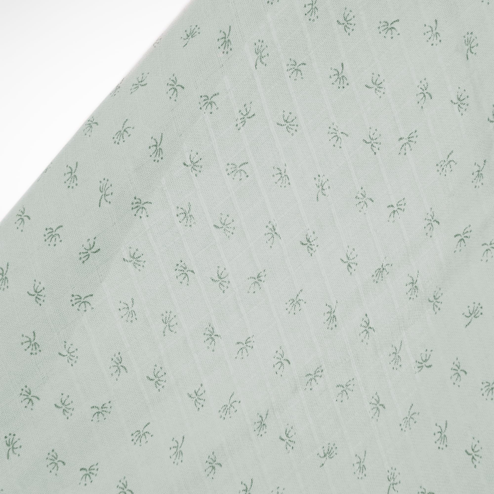 roba Set 3 Lenzuolini Bio Lil Planet - Mussola Cotone Biologico GOTS 80x80 cm Traspirante Idrorepellente Lavabile Verde