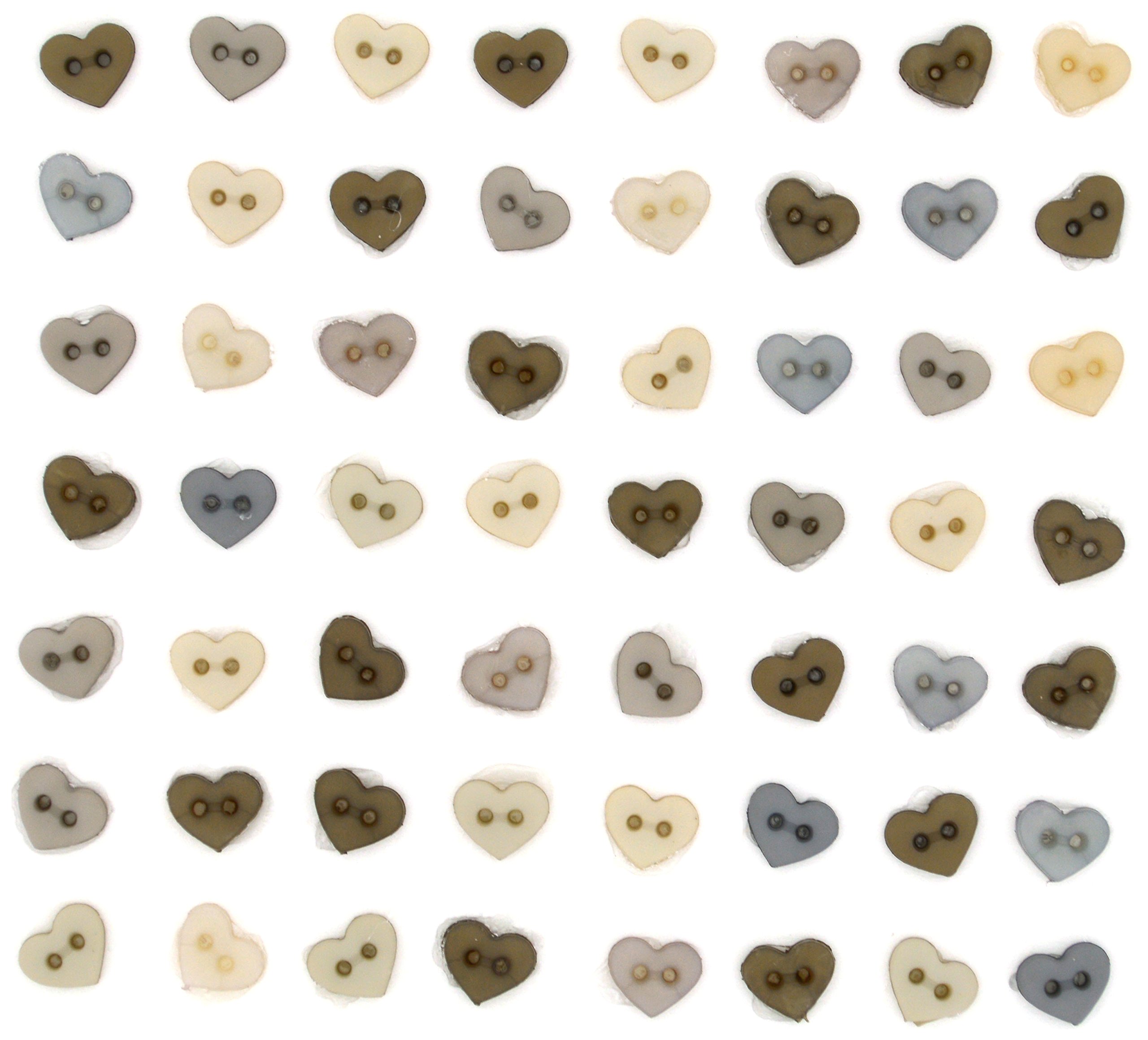 Jesse James Button, Brown/Beige, 10x7.5x2 cm