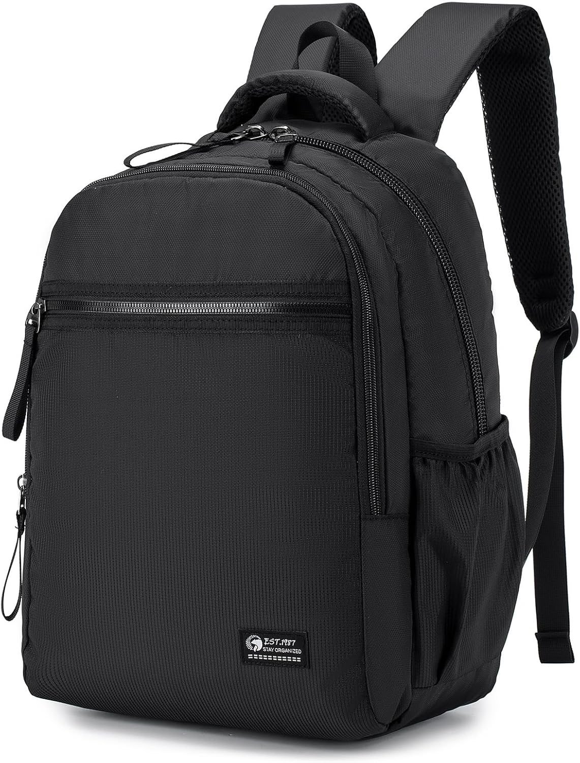 BAGZY Lightweight Travel Backpack for British Airways 40x30x15cm Underseat Cabin Bag Luggage Waterproof Carry-ons Bag 25L Hiking Backpack Travel Hand Luggage Backpack Flight Bag Man Womem Black