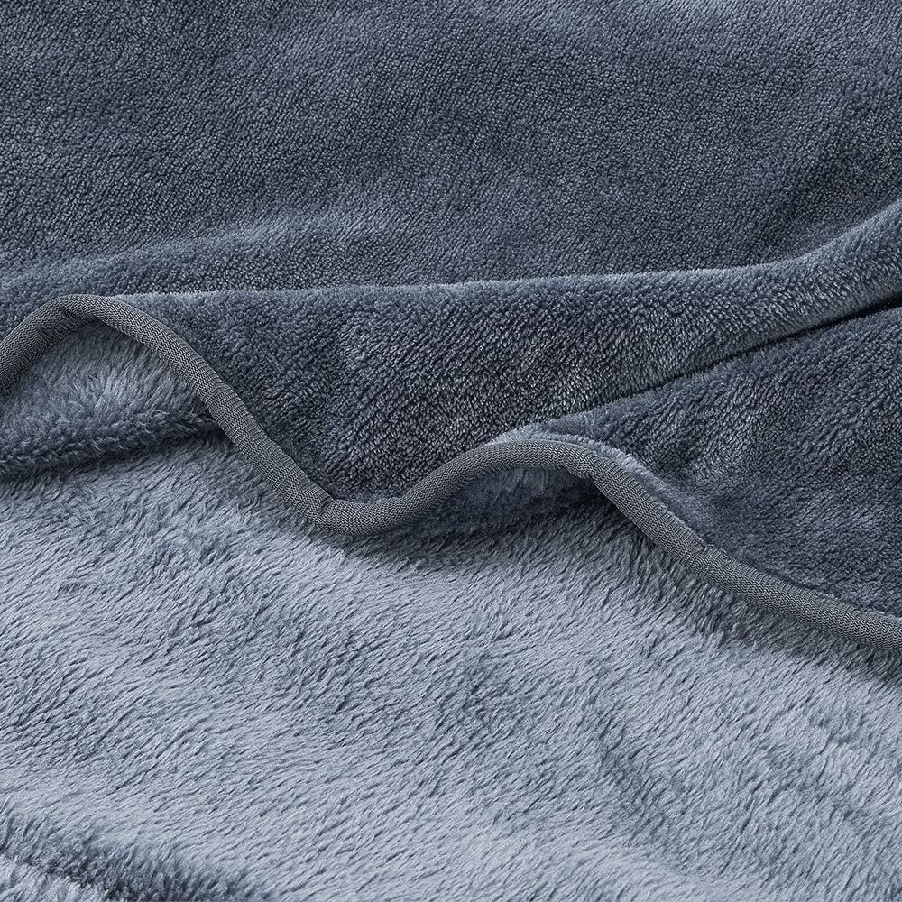 Catalonia Fleece Wearable Blanket Poncho for Adult Women Men, Travel Wrap Blanket Cape with Pocket |Warm, Soft, Cozy, Snuggly, Comfort Gift, No Sleeves|All Season, Grey - Image 7