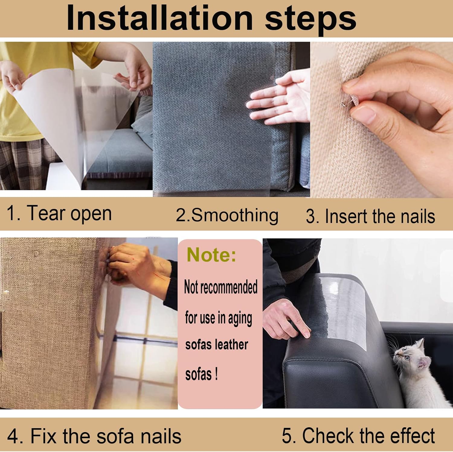 review Cat Scratch Guard for Furniture from Cats,12PCS Pet Furniture Protector,Couch Guards for Cat Scratch Deterrent Furniture Protector,Anti Scratch Tape Couch Protectors for Cats,Sofa Corner