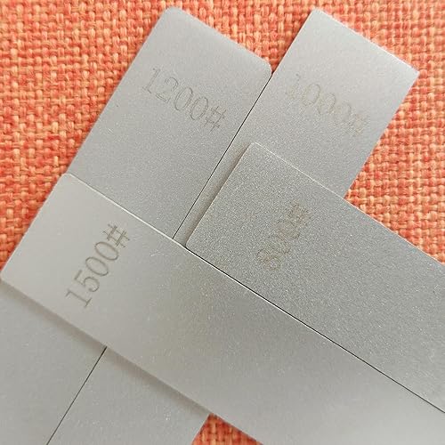 Miniatura 4 de Juego de 8 piezas de piedra para afilar diamantes, afilador de placa de lapeado de diamante gruesomediofino, grano 120240400600800100012001500 grano