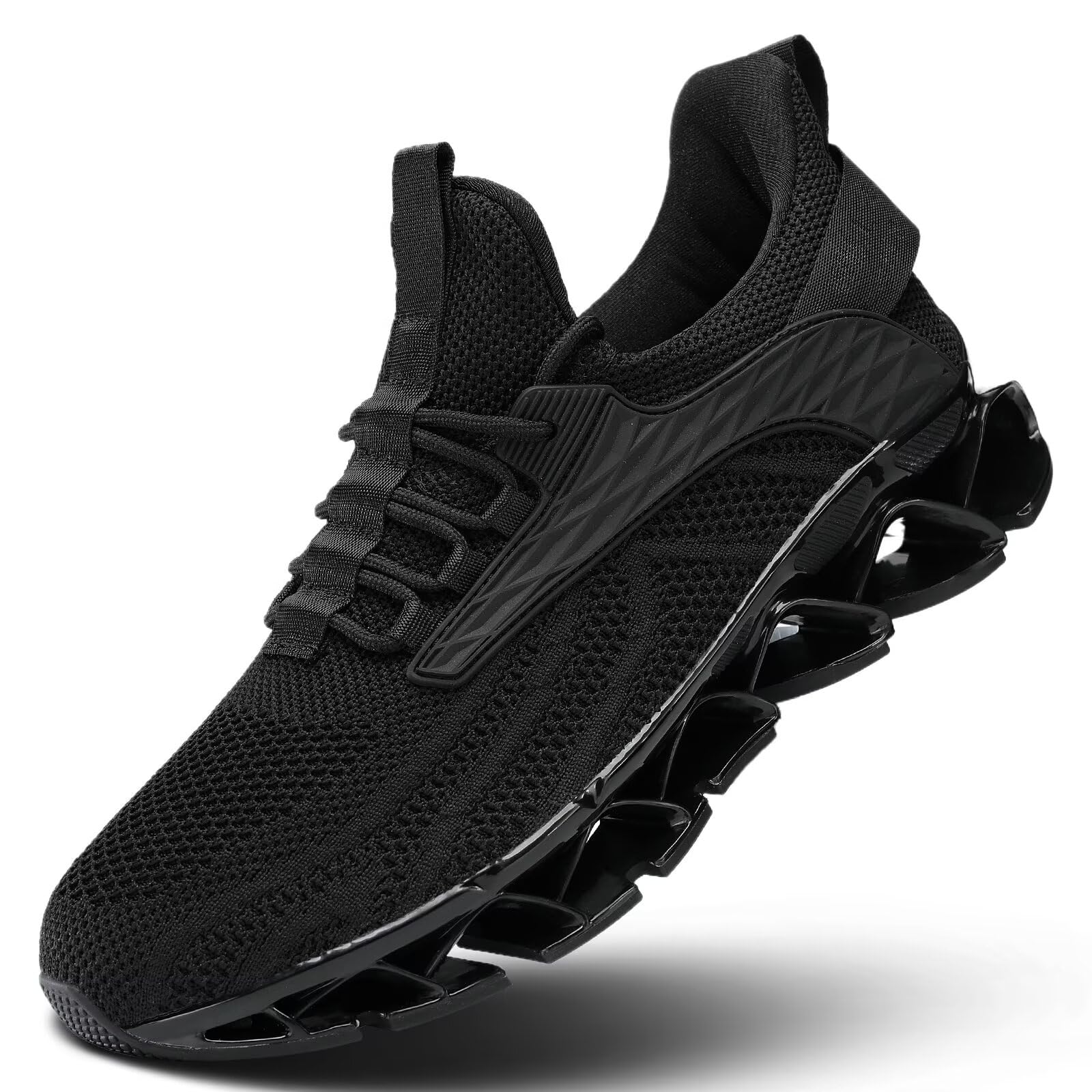 Men's Fashion Sneakers Slip on Walking Running Shoes Blade Tennis Casual Comfort Non Slip Work Sport Athletic Trainer