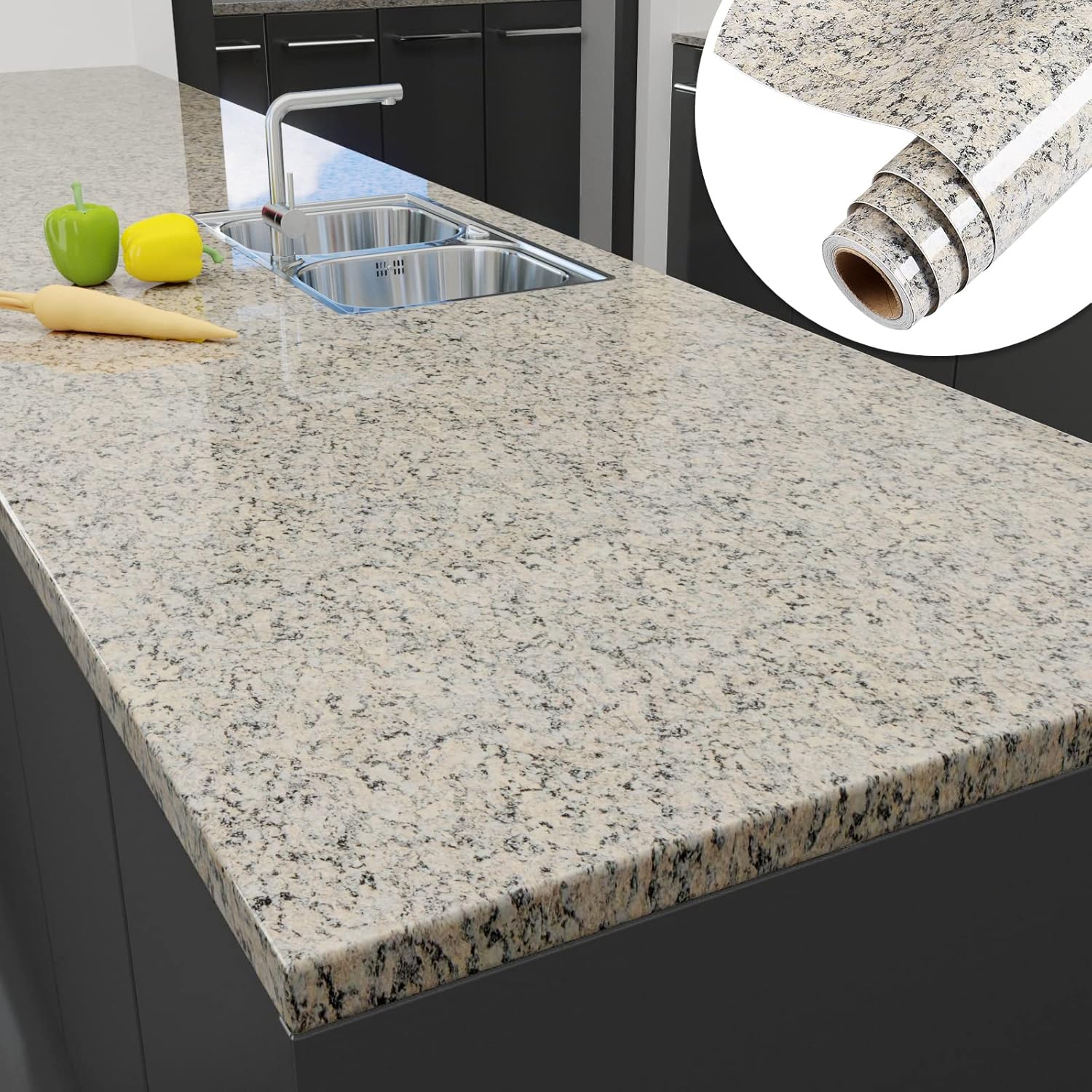 Grey Granite Kitchen Countertops Things In The Kitchen