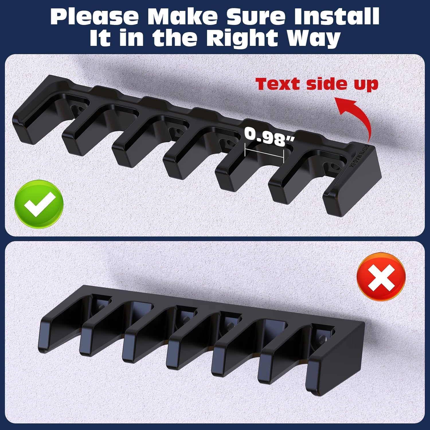 Magazine Holder for Glok 17 19 22 23 26 31 32 33 34 | Single Stacks | Pmags, Gun Safe Accessories Mag Storage Mount, Magazine Extension Fit for Glok 17 19 Accessories