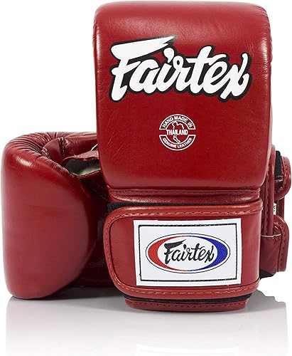 Miniatura 10 de Fairtex TGO3 - Guantes de boxeo Muay Thai para hombres, mujeres, niños, diseño especial de pulgar abierto, guantes de MMA, kickboxing, gimnasio,