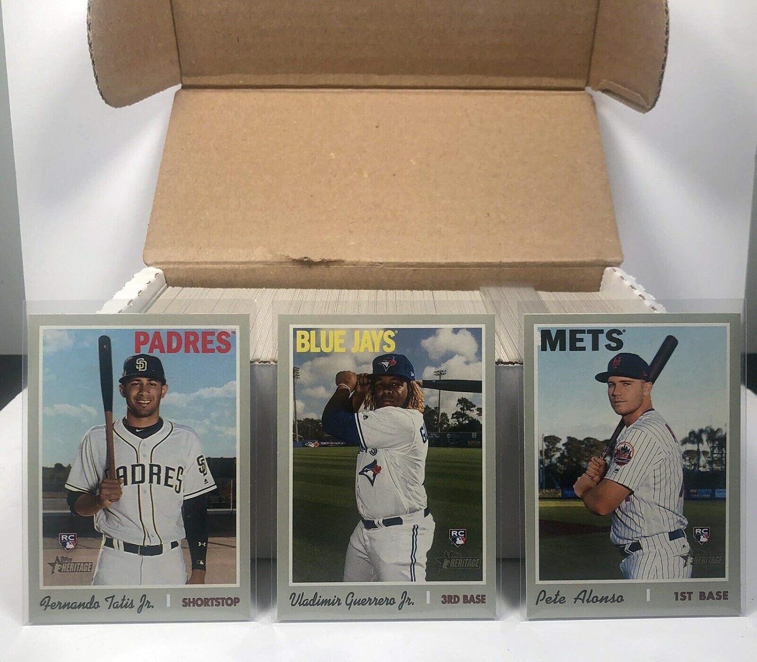2019 Topps Heritage Complete Baseball Card Sets High Number and Base 600 Cards