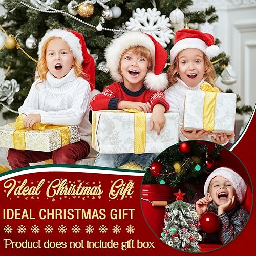 Miniatura 5 de Hanaive Mini adorno para árbol de Navidad, estrella pequeña para árbol de Navidad, decoración del hogar (chapado en rojo, 2.36 pulgadas)