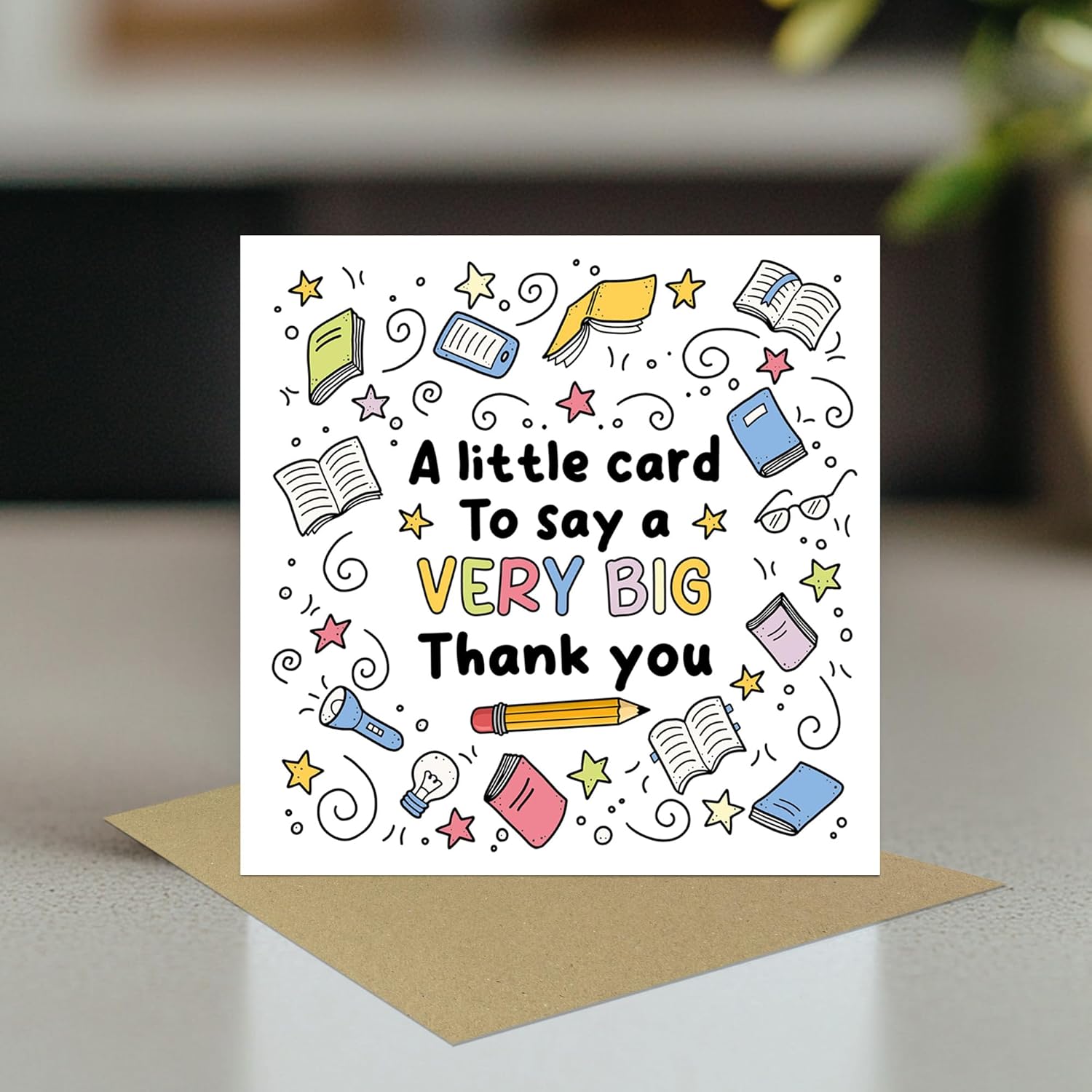 RED OCEAN Teacher Appreciation Cards Set of 6 Assorted Thank You Cards From Students Best Teacher Card Leaving School End of Term Nursery Multipack With Envelopes