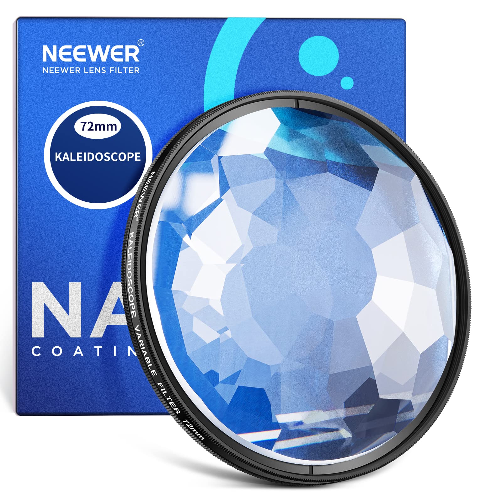 Neewer 72mm Kaleidoskop Prismenlinsenfilter