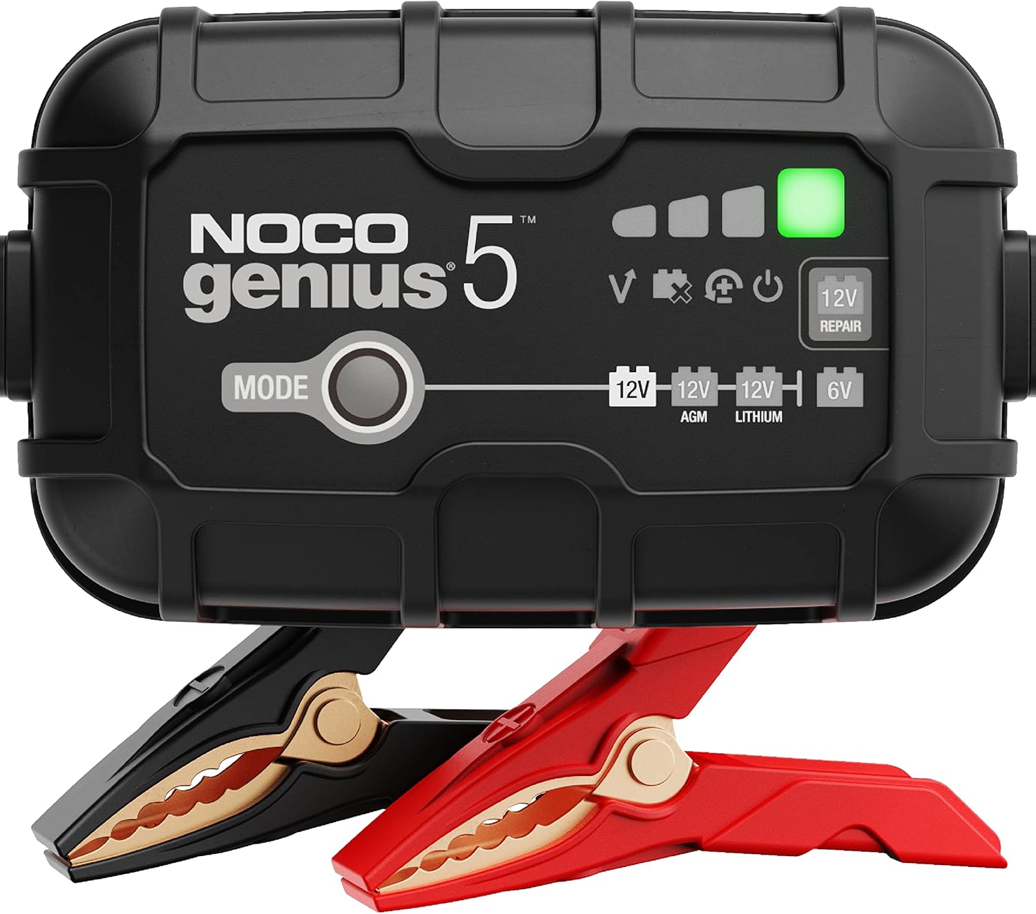 NOCO GENIUS5: 5A 6V/12V Smart Battery Charger – Automatic Maintainer