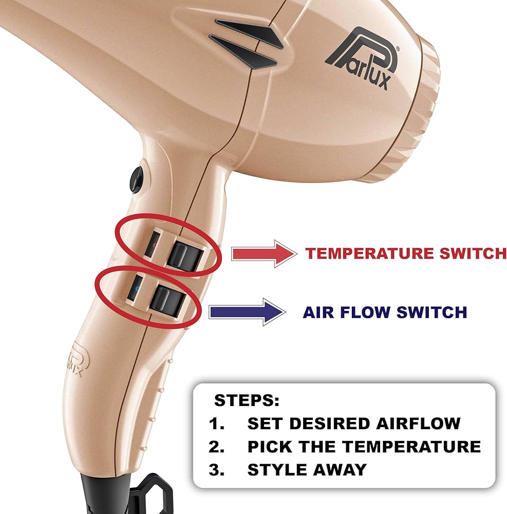 Parlux ヘアドライヤー Parlux 385 PowerLight - Ionic and Ceramic Hair Dryer– Parlux us