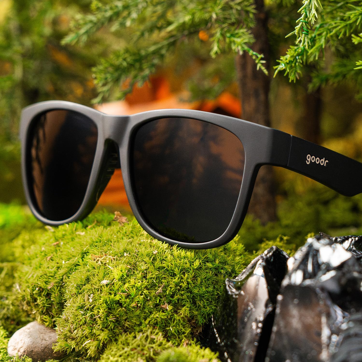 goodr Hooked on Onyx Polarized Sunglasses for Men & Women, Large Sized (BFG), Black Solid Frame with Black Non-Reflective Glare Reducing Lenses, UV400 Protection, No Slip, No Bounce - Image 5