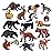 16PCS Forest Animals Baby Figures, Woodland Creatures Figurines, Miniature Toys Cake Toppers Cupcake Toppers Birthday Gift for Kids