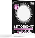 Astrobrights/Neenah Bright White Cardstock, 8.5" x 11", 65 lb/176 gsm, White, 75 Sheets (90905-02) - Packaging May Vary