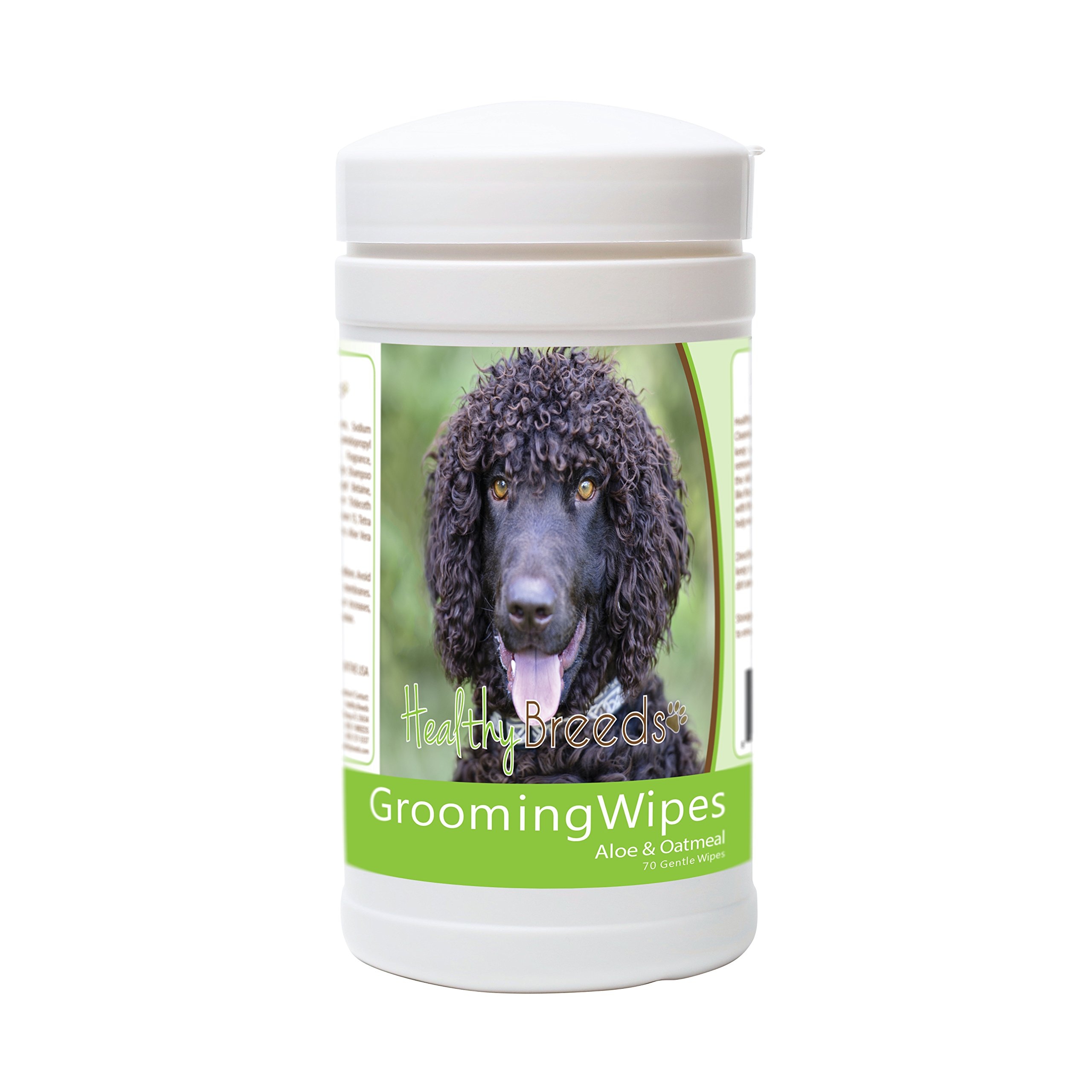 Healthy Breeds Irish Water Spaniel Grooming Wipes 70 Count