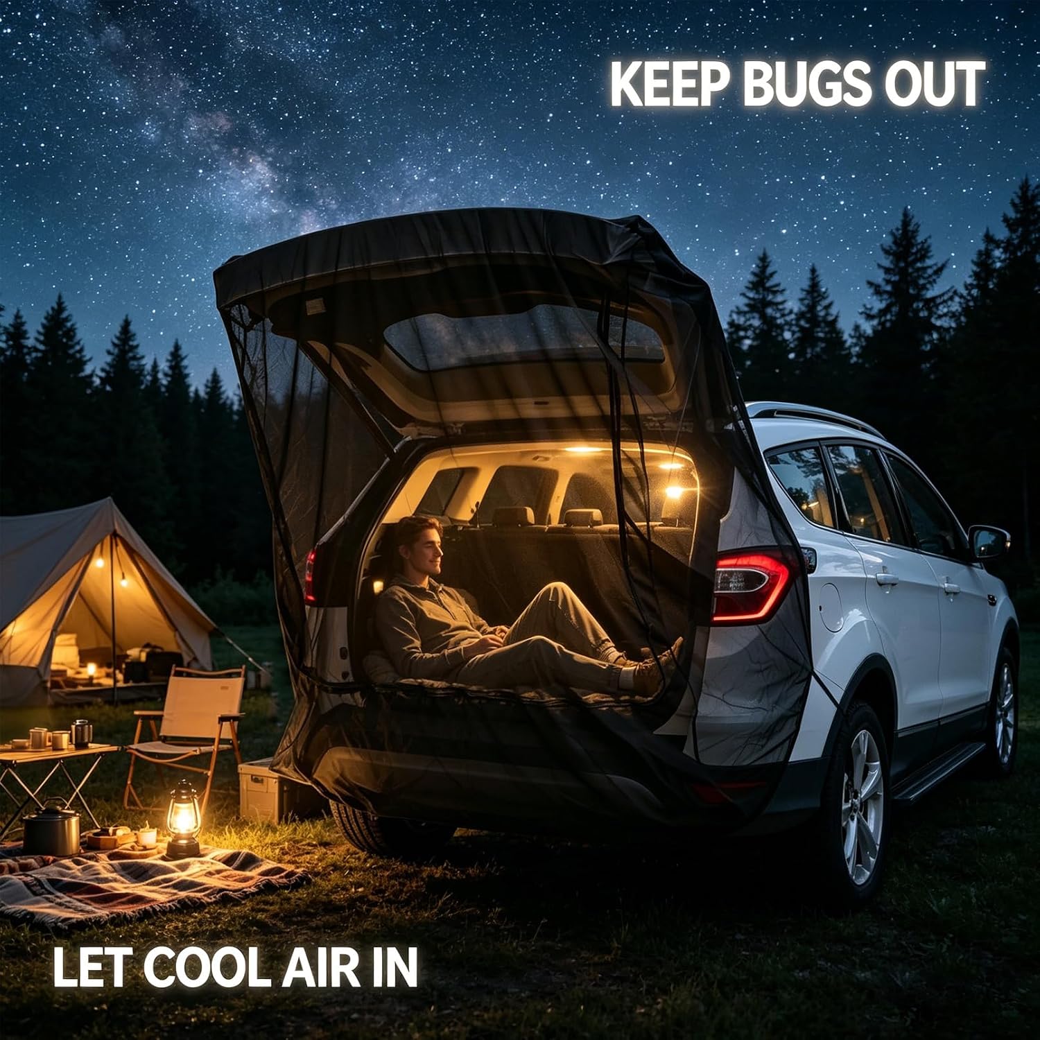 Tailgate Mesh Screen for Mid-Size & Full-Size SUVs