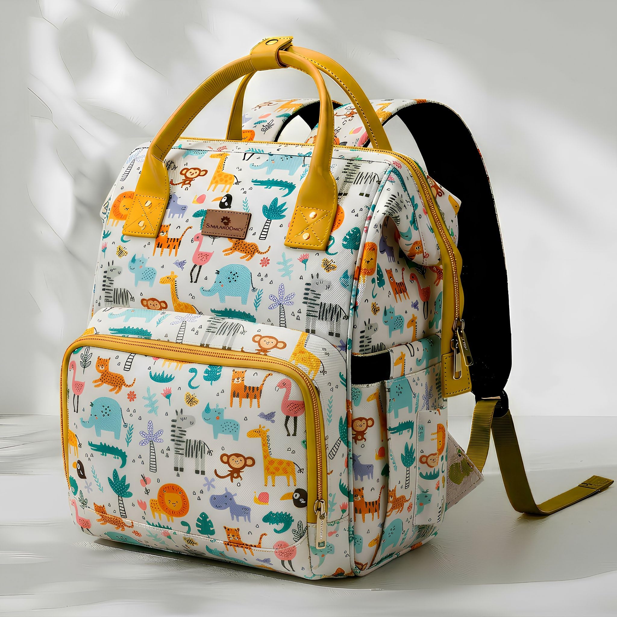StarAndDaisy baby diaper Bag, mommy backpack for Travel with multiple pockets, 26 liter Enhanced Capacity, Baby Bags for Mom with 3 double insulated pockets-image-22