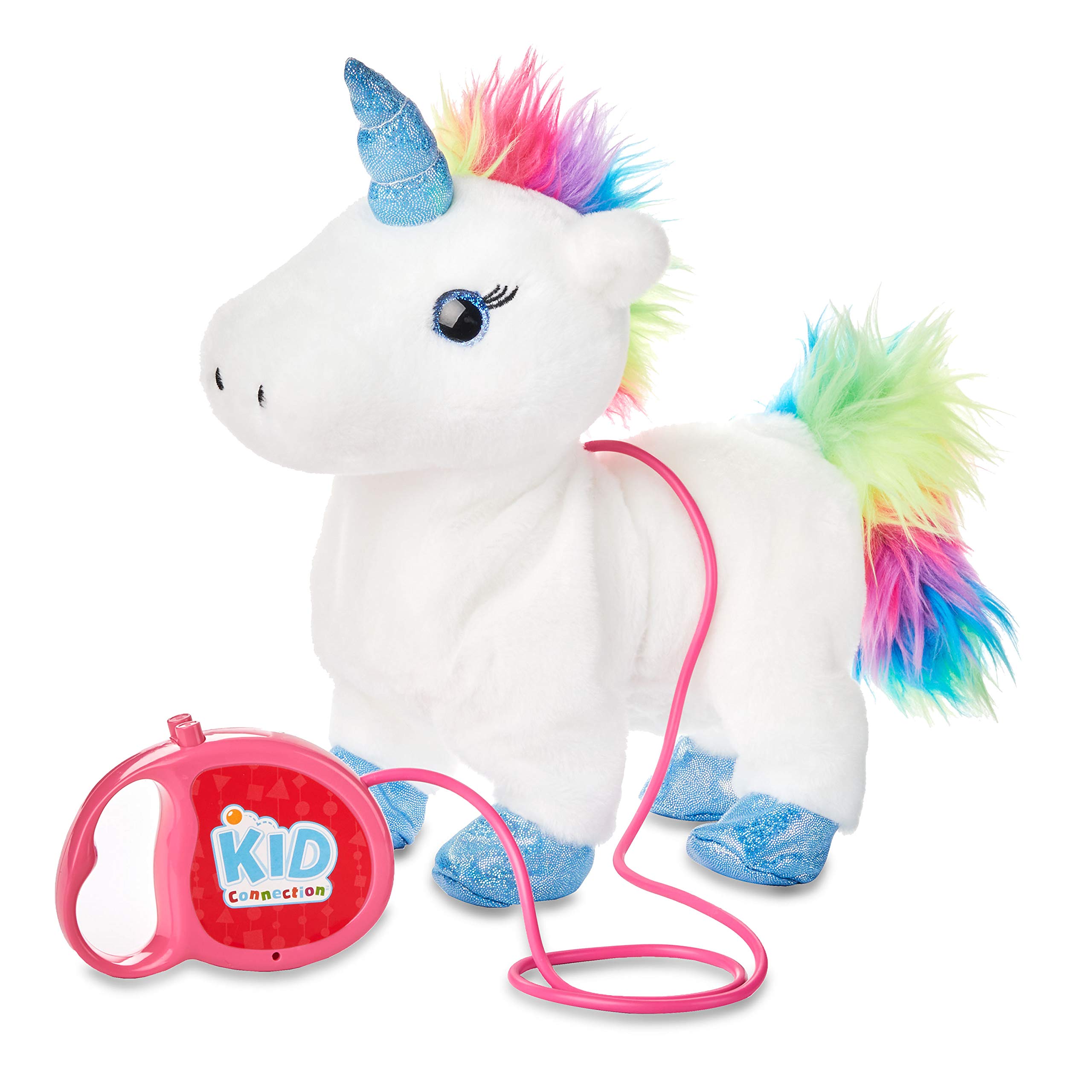 Playset Kid Connection Walking Pet Unicorn With Sound Rainbow