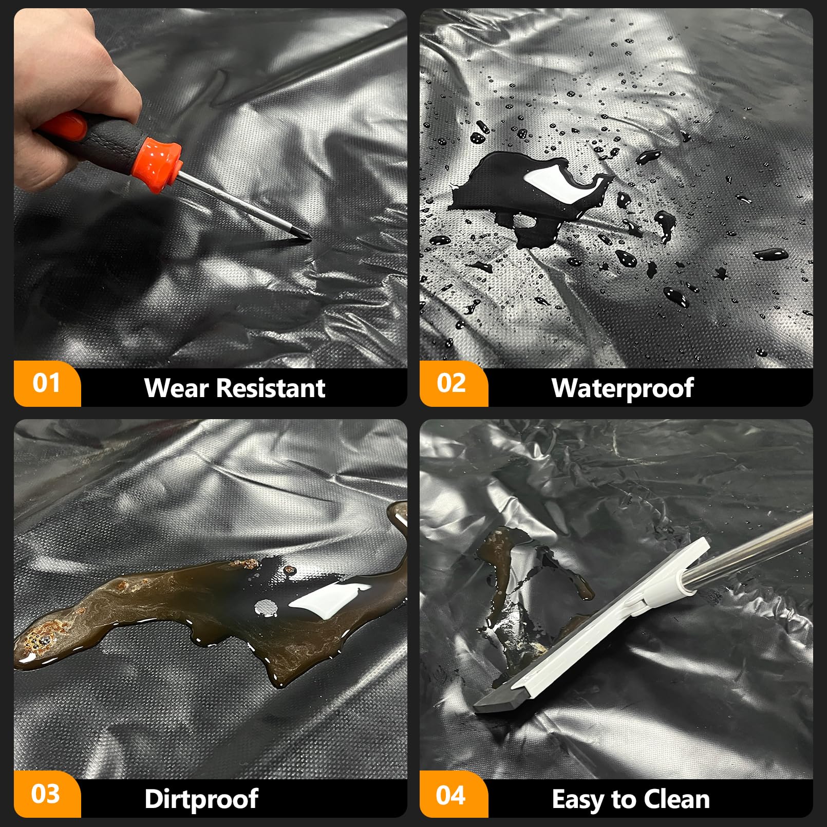 Garagenbodenmatte 2,5x5,8m - Wasserdicht, Für Panamera & Cayenne