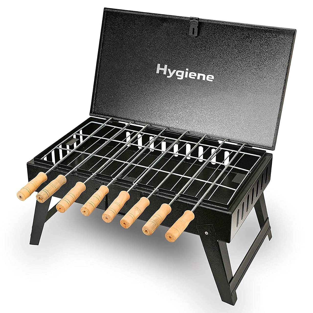 Hygiene Suitcase Barbecue Foldable Charcoal Barbeque for Home (B084QFWNY7) Amazon Price History, Amazon Price Tracker