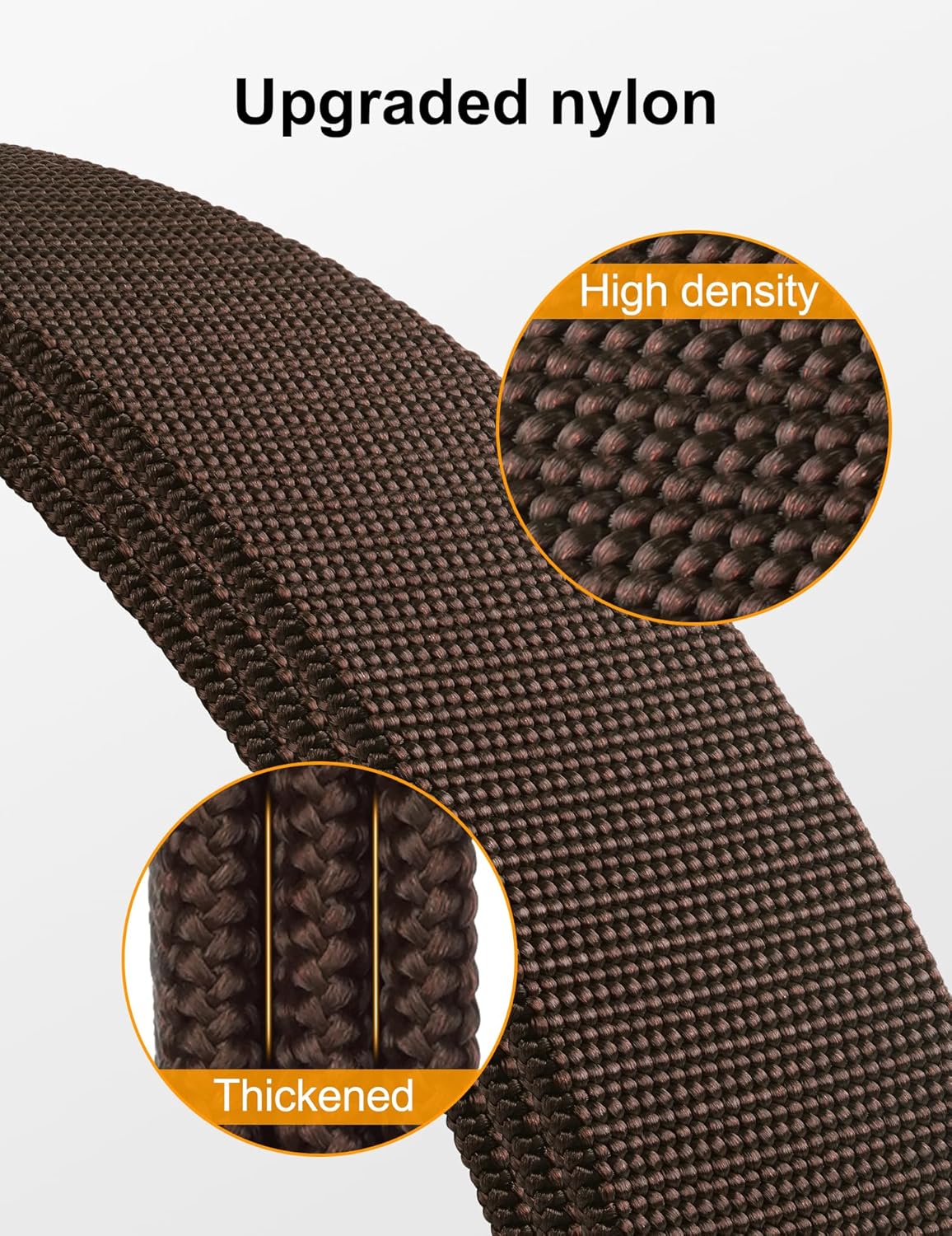 JUKMO Stretch Tactical Belt for Men,2 Pack Military Work Rigger Hiking 1.5" Elastic Nylon Web Quick Release Belt in Gift Box - Image 3