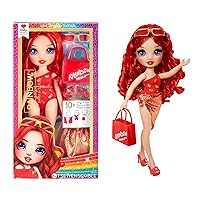 Rainbow High Swim & Style - Ruby (rosso)