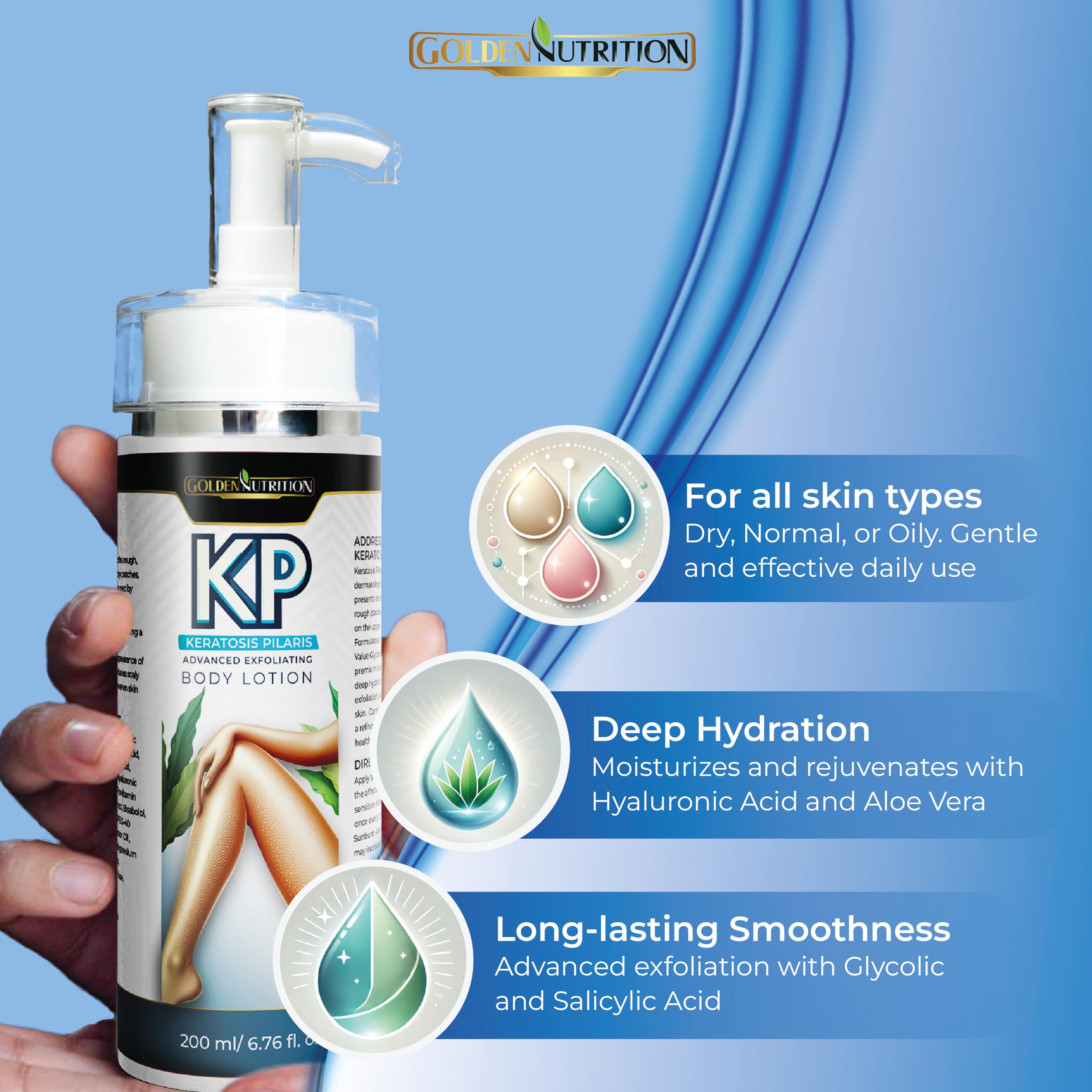 Amazon.com : Golden Nutrition Smoothing & Hydrating KP Lotion