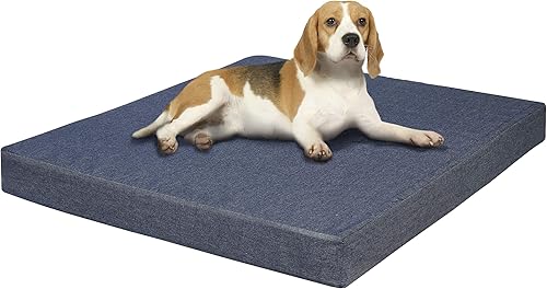 Cama para perros pequeños, medianos y grandes, cama ortopédica de espuma viscoelástica para mascotas, muebles con forro impermeable y 2 fundas