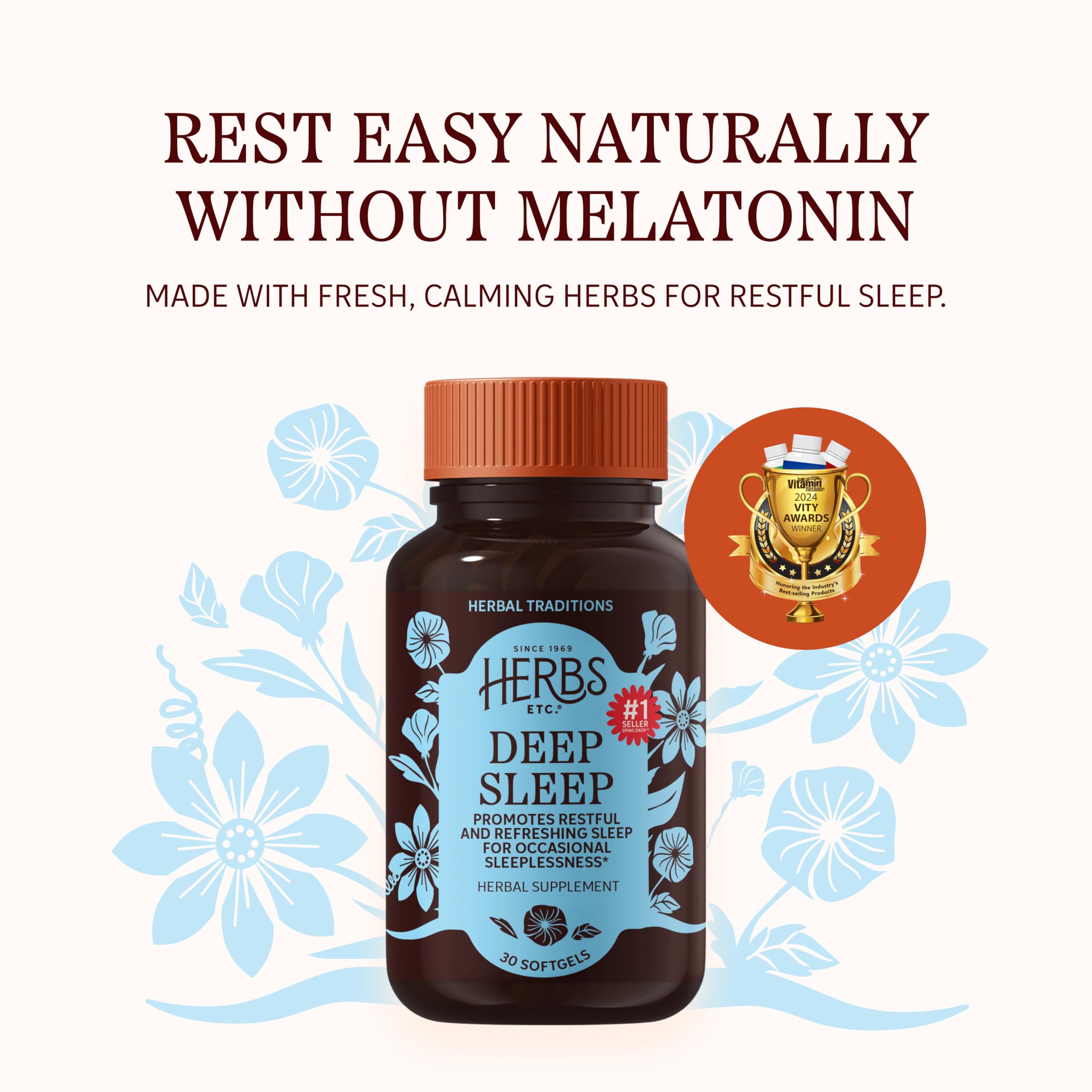Amazon.com: Herbs Etc. Deep Sleep Softgels - Holistic Bedtime