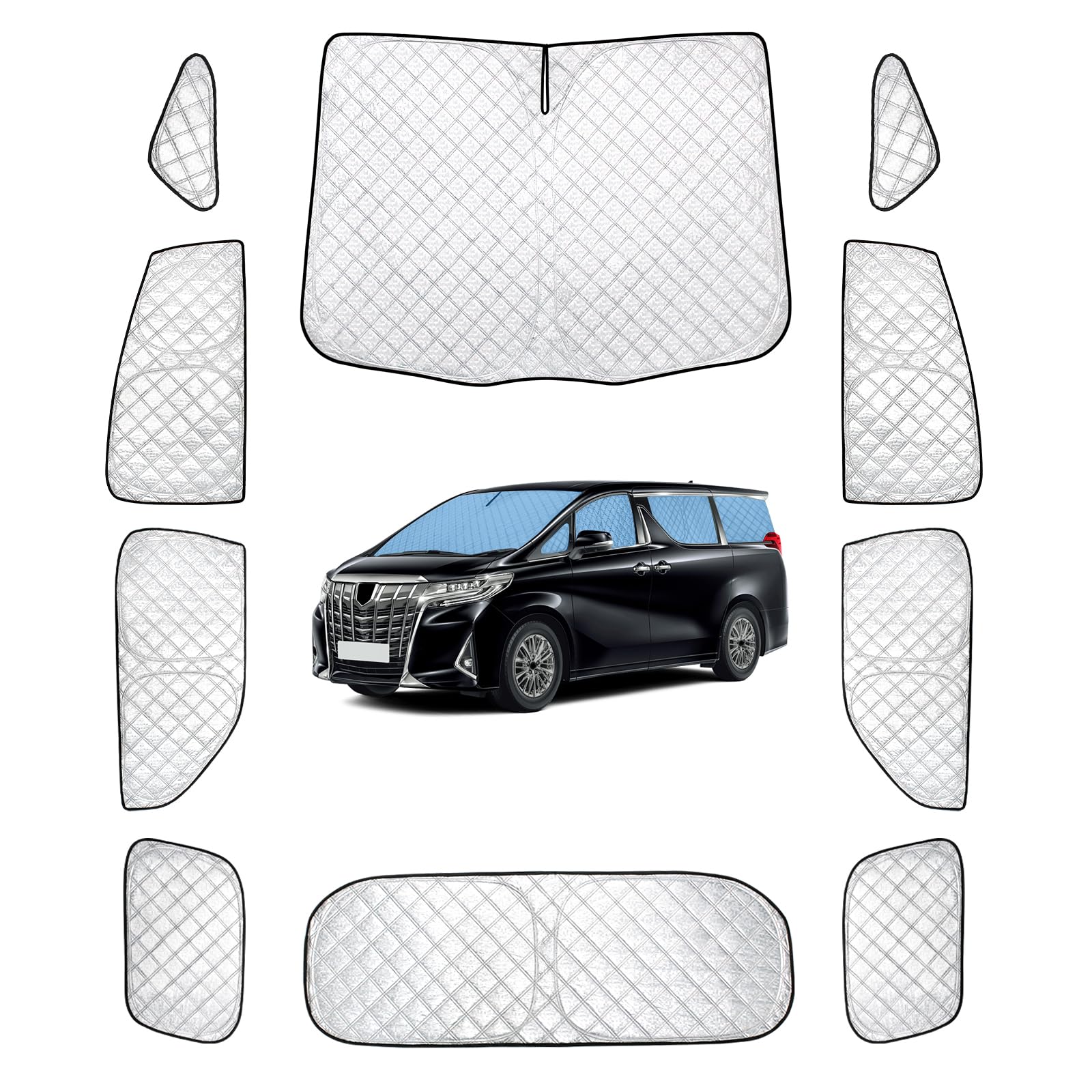 Amazon.co.jp: アルファード 30系 専用サンシェード 全窓対応 車用