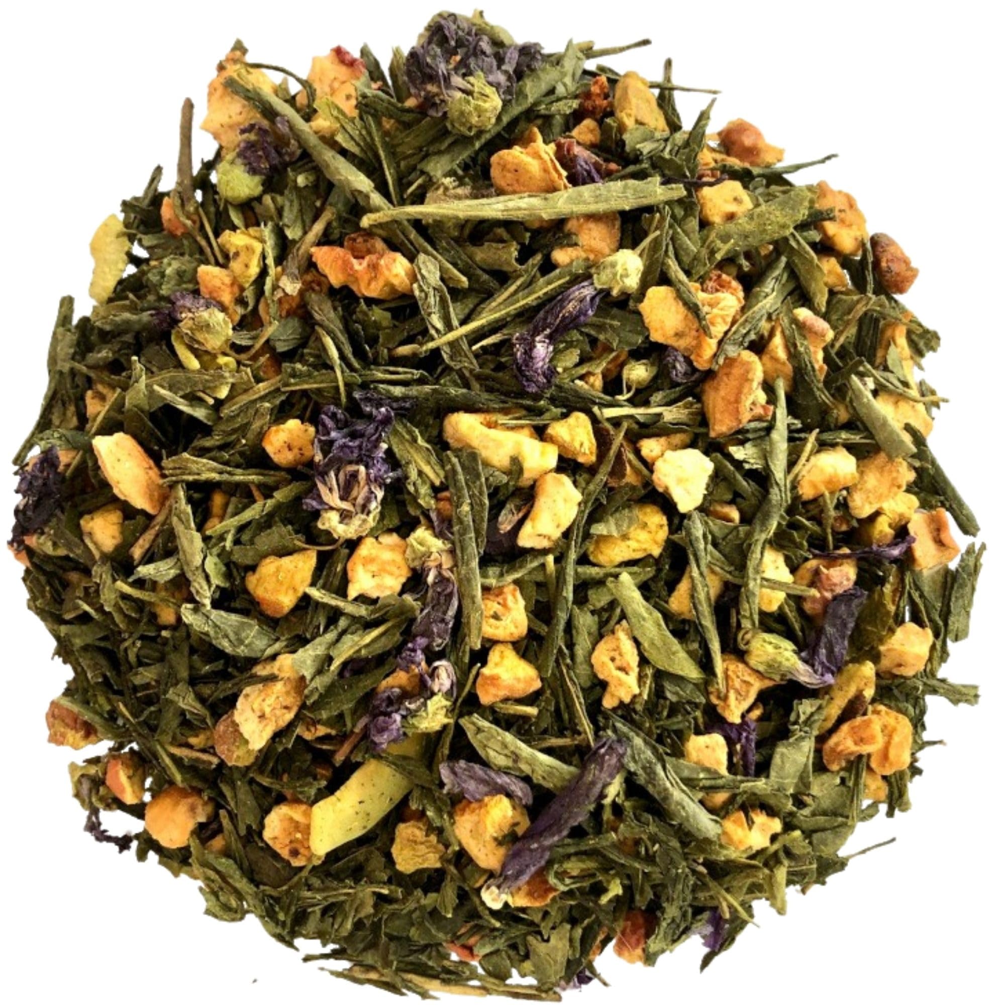 Oasis Refrescante Orgánico – Mezcla de Té Verde Frutal en Hoja Suelta – 100% Natural, Sin Transgénicos – Agricultura Ecológica – Envasado en Francia – Bolsa de 1 kg (500 tazas)